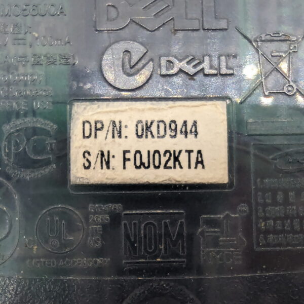 Мышь 0kd944, Dell, USB — изображение 3