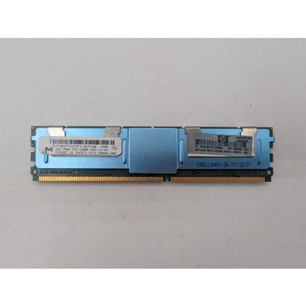 Модуль памяти MT36HTF51272FZ-667, 398708-061, 453832-001, Micron, HP, DDR2, 4Gb, 5300F