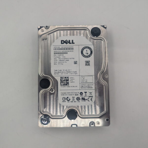 Жесткий диск 0V8FCR, WD1003FBYX, Dell, WD, 1 Тб, SATA, 3.5