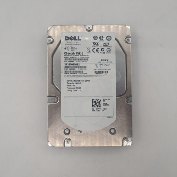 Жесткий диск ST3300656SS, 0YP778, Dell, Seagate, SAS, 300 Гб, 3.5