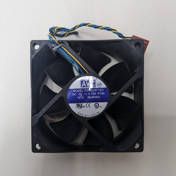 Вентилятор DS08025T12U, AVC, 8cm, 80mm, 12V, 0.70a, 4Pin