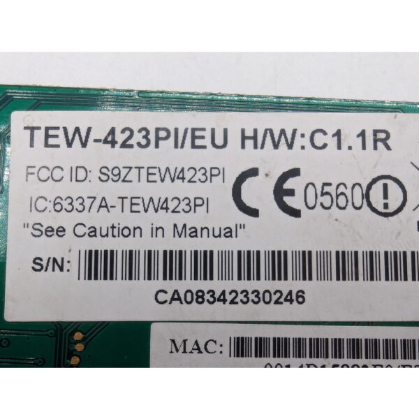 Сетевая карта TEW-423PI, TRENDnet, PCI, Wi-Fi, 54 Мбит/сек — изображение 3