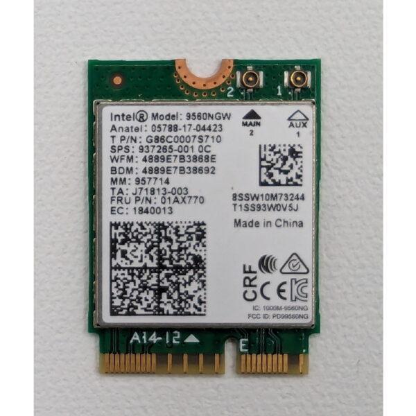 Wi-Fi модуль 01ax770, 937265-001, Lenovo, Intel 9560NGW