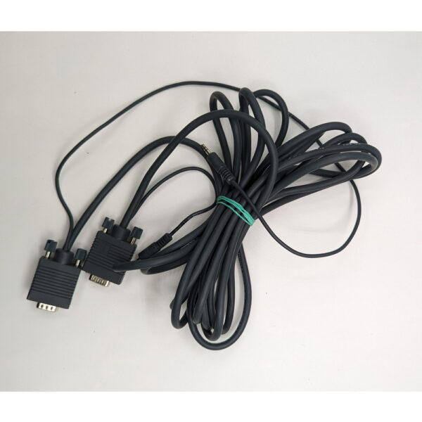 Кабель VGA-VGA 15 pin + RCA, 4,5 M
