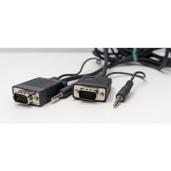 Кабель VGA-VGA 15 pin + RCA, 4,5 M — изображение 2