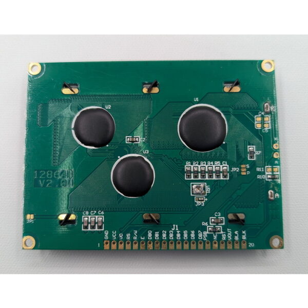 Графический дисплей STN LCD12864, синий, 128x64 — изображение 2