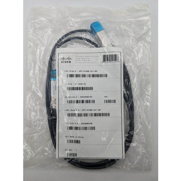 Кабель SFP-H10GB-CU1-5M, Cisco, 10 Gb