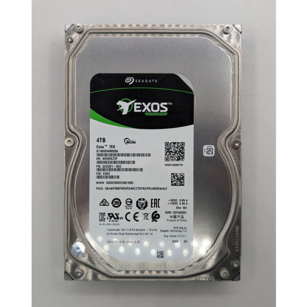Жесткий диск 2HZ201-003, ST4000NM005A, Seagate, 4 Тб, SAS, 3.5