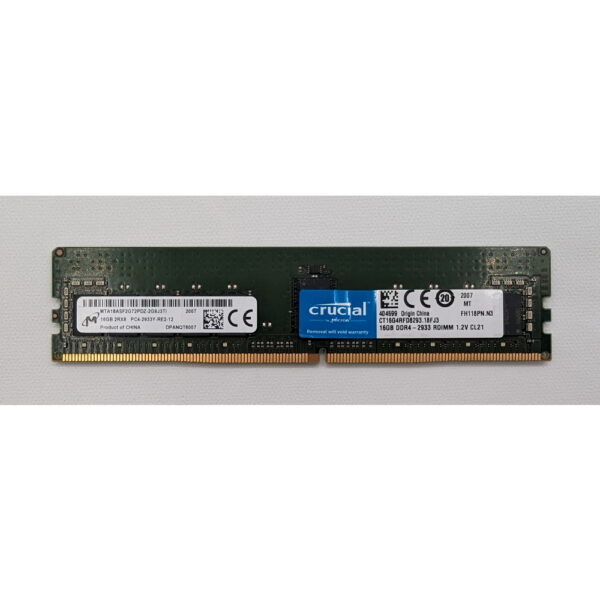 Модуль памяти MTA18ASF2G72PDZ-2G9, Micron, DDR4, 16Gb, 23400