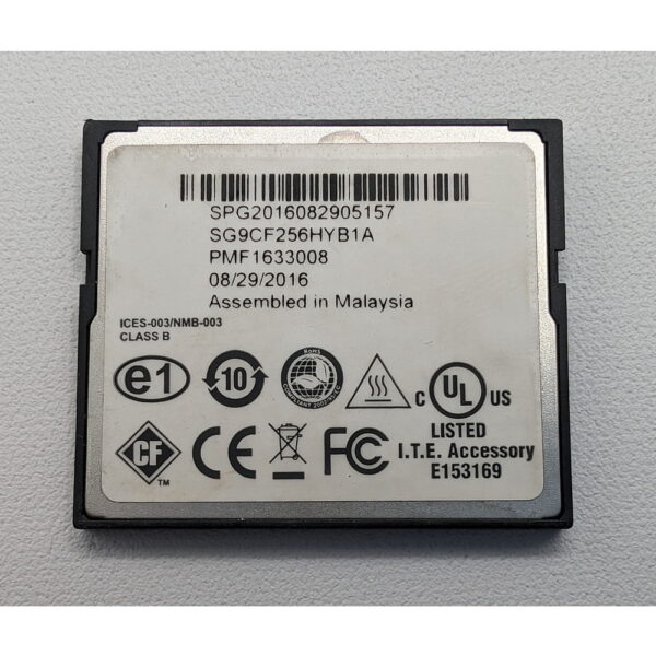 Карта памяти SG9CF256HYB1A, SMART, 256MB — изображение 2