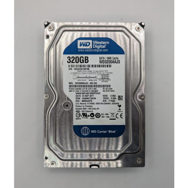 Жесткий диск WD3200AAJS, 320 Гб, SATA, 3.5