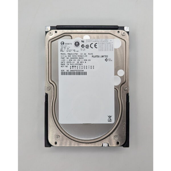 Жесткий диск MAW3147NC, CA06550-B200, Fujitsu, 147 Гб, SCSI, 3.5
