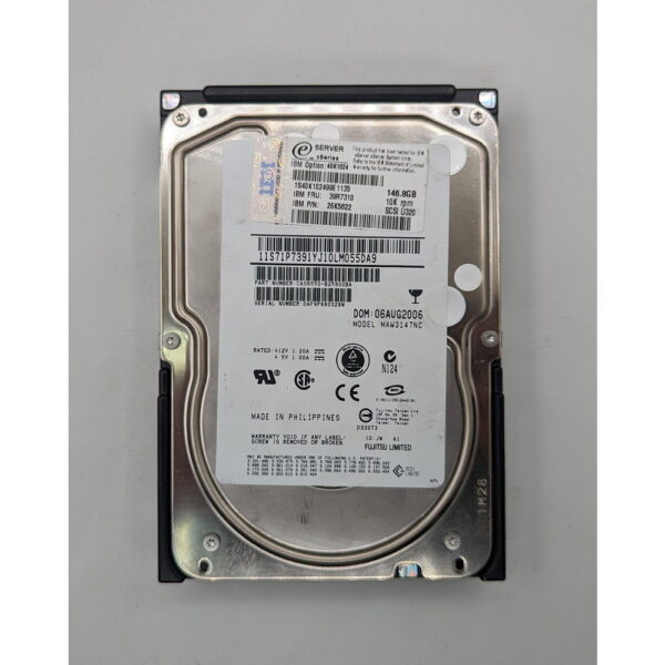 Жесткий диск MAW3147NC, 40K1024, 39R7310, 26K5822, IBM, 146.8 Гб, SCSI, 3.5