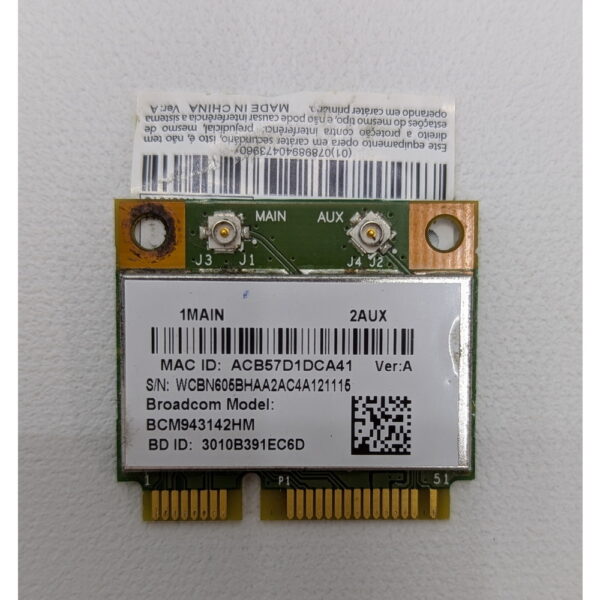 Wi-Fi+Bluetooth модуль BCM943142HM, Acer Aspire E5-571G-366P