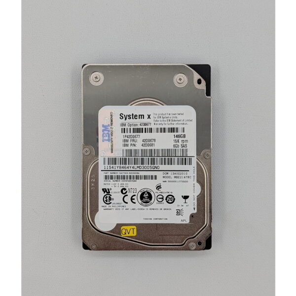 Жесткий диск 42D0677, 42D0681, 42D0678, MBE2147RC, IBM, Fujitsu, 146 Гб, SAS, 2.5