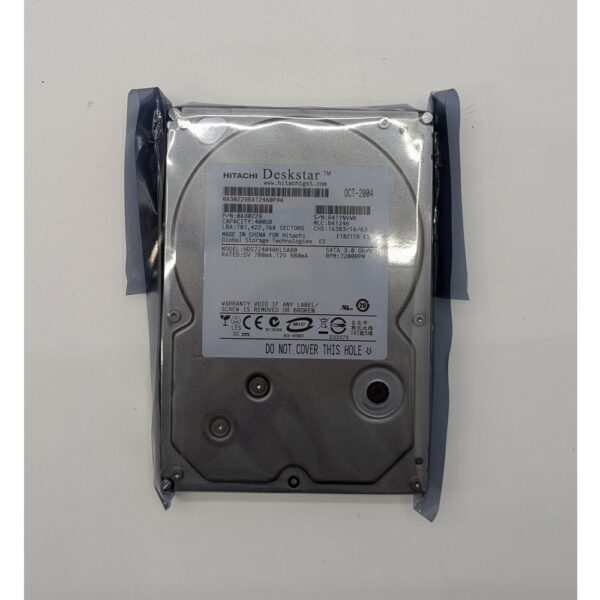 Жесткий диск HDS724040KLSA80, Hitachi, 400 Гб, SATA, 3.5