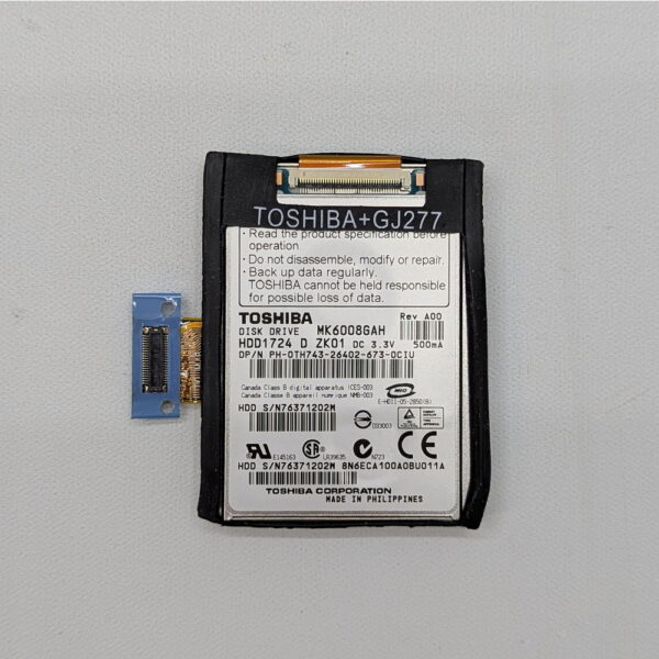 Жесткий диск 0TH743, MK6008GAH, Dell, 60 Гб, IDE, 1.8