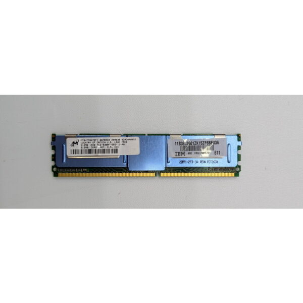 Модуль памяти 39M5781, 38L5901, MT9HTF6472FY-667, Micron, IBM, DDR2, 512Mb, 5300