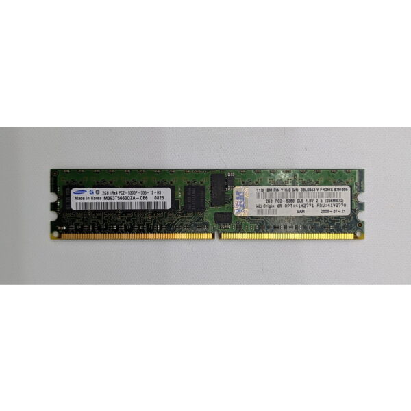 Модуль памяти 41Y2771, 41Y2770, 38L6043, M393T5660QZA-CE6, Samsung, DDR2, 2Gb, 5300