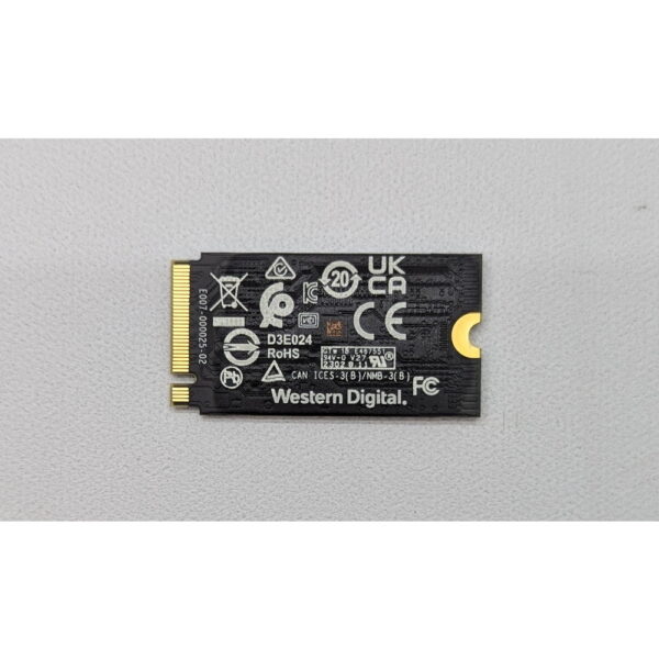 SSD диск MVBSN1, SN740, SSS1D33687, 5SS0V26480, Lenovo, 256 Гб, PCIe, M.2, 2230 — изображение 2
