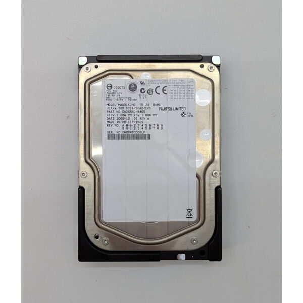 Жесткий диск MAX3147NC, CA06560-B400, Fujitsu, 146 Гб, SAS, 3.5
