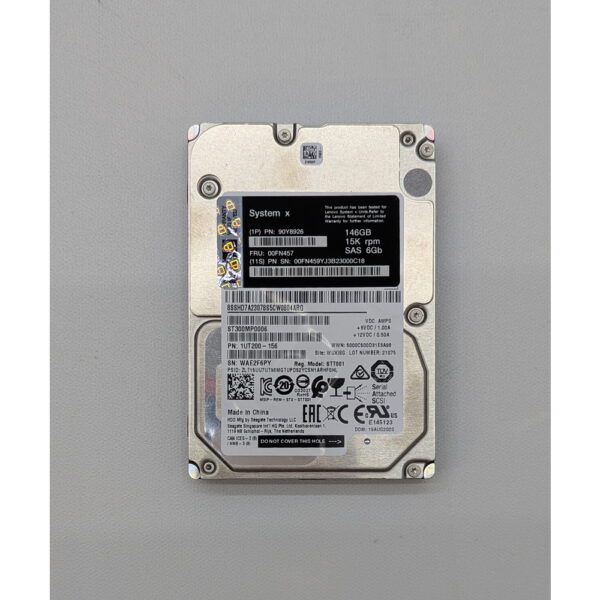 Жесткий диск 90Y8926, 0FN0457, ST300MP0006, IBM, 300 Гб, SAS, 2.5