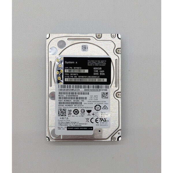 Жесткий диск 90Y8872, 90Y8873, ST600MM0009, IBM, 600 Гб, SAS, 2.5