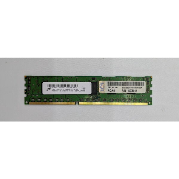 Модуль памяти 43X5044, 44T1490, MT9JSF12872PY-1G4D1, IBM, DDR3, 1Gb, 10600R