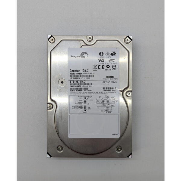 Жесткий диск ST3146707LC, 9X2006-002, Seagate, 146.8 Гб, SCSI, 3.5