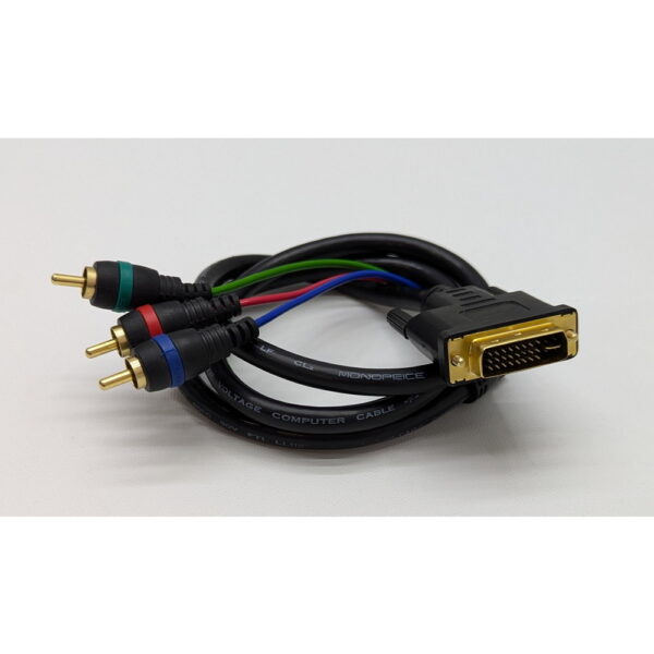 Кабель DVI-I to 3-RCA, Monoprice, 1 m