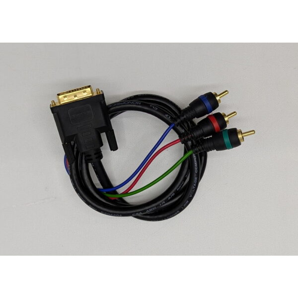 Кабель DVI-I to 3-RCA, Monoprice, 1 m — изображение 2