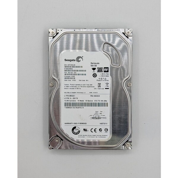 Жесткий диск ST500DM002, 45K0629, Seagate, Lenovo, 500 Гб, SATA, 3.5