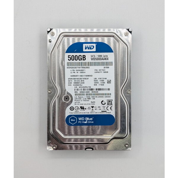 Жесткий диск WD5000AAKX, 03T7041, WD, Lenovo, 500 Гб, SATA, 3.5