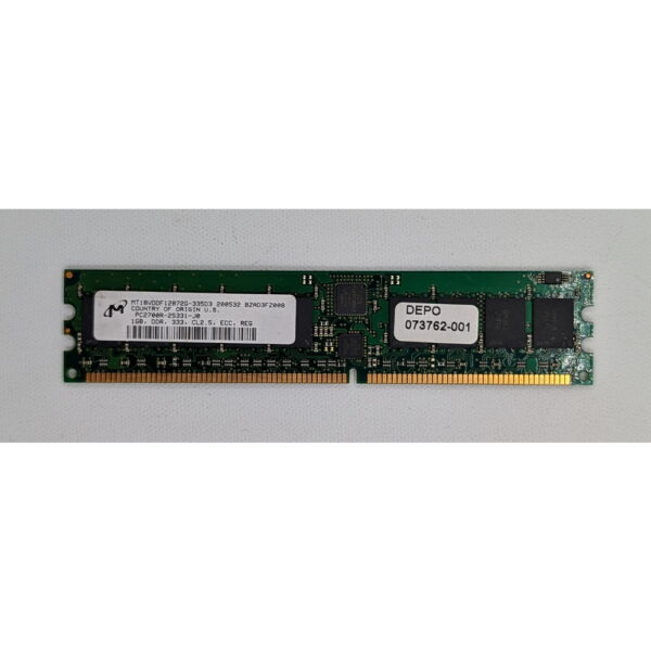 Модуль памяти MT18VDDF12872G-335D3, Micron, DDR, 1Gb, 2700