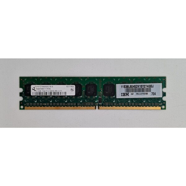 Модуль памяти HYS72T64000HU-3S-B, 41Y2725, 38L6045, Infineon, DDR2, 512MB, 5300