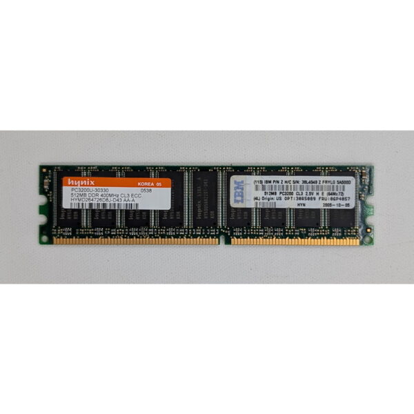 Модуль памяти HYMD264726D8J-D43, SK hynix, DDR, 512MB, 3200