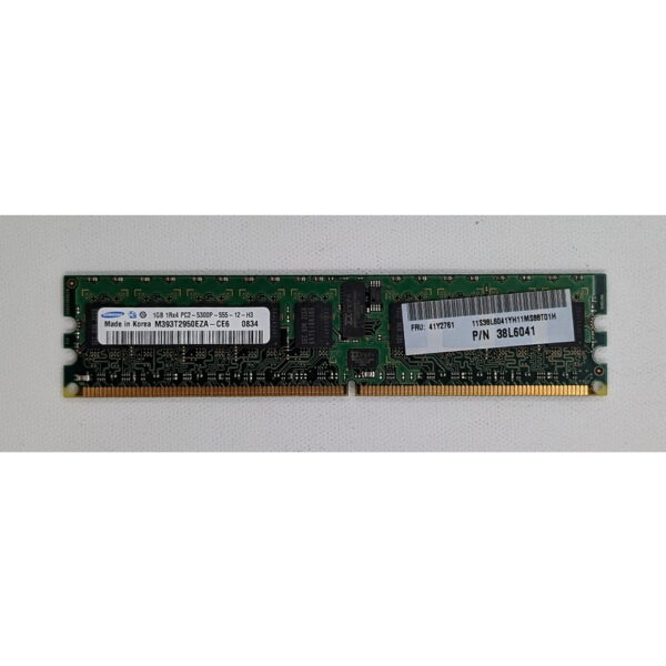 Модуль памяти M393T2950EZA-CE6, 38L6041, 41Y2761, Samsung, IBM, DDR2,1Gb, 5300P