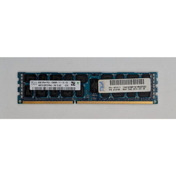 Модуль памяти HMT31GR7CFR4C-PB, 90Y3111, 47J0169, SK Hynix, IBM, DDR3, 8Gb, 12800R