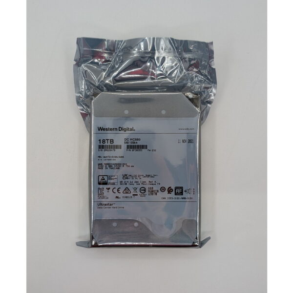 Жесткий диск WUH721818AL5204, WD Ultrastar DC HC550, 18 Тб, SAS, 3.5