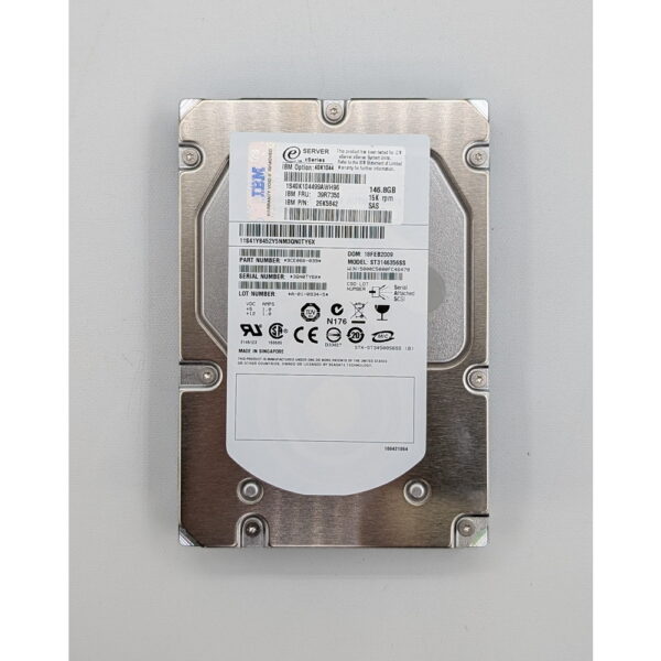Жесткий диск ST3146356SS, 40K1044, 39R7350, 26K5842, Seagate, 146.8 Гб, SAS, 3.5