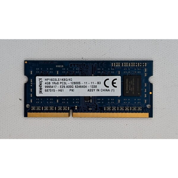 Модуль памяти HP16D3LS1KBG/4G, Kingston, DDR3L, 4Gb, 12800 — изображение 2