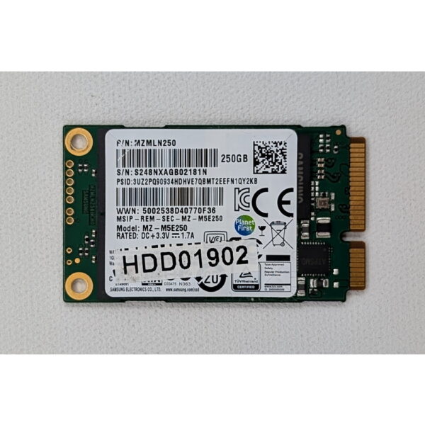 SSD диск MZMLN250, MZ-M5E250, Samsung, 250 Гб, mSATA