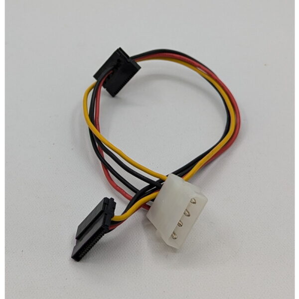 Кабель 4 Pin (F) Molex to 2 X SATA, 0,28 M