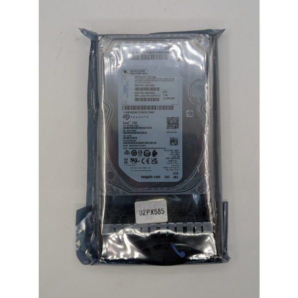 Жесткий диск 02PX585, 02PX772, 02YC063, ST6000NM030A, Seagate, IBM, 6 Тб, SAS, 3.5