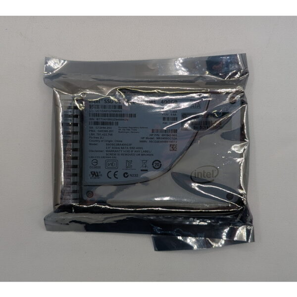 SSD диск SSDSC2BA400G3P, 691842-003, MK0400GCTZA, HP, Intel DC S3700, 400 Гб, SATA, 2.5