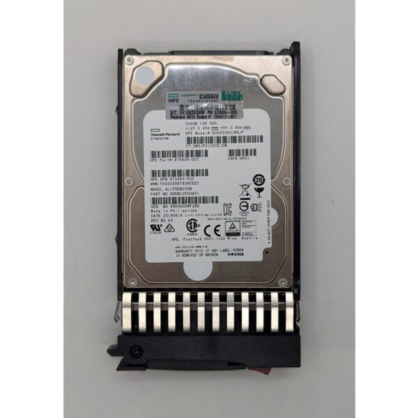 Жесткий диск AL15SEB030N, EG000300JWSJP, 872483-002, 876936-003, HP, Toshiba, 300 Гб, SAS, 2.5