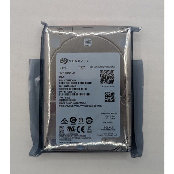 Жесткий диск ST1200MM0088, 1FF200-179, Seagate, 1.2 Тб, SAS, 2.5