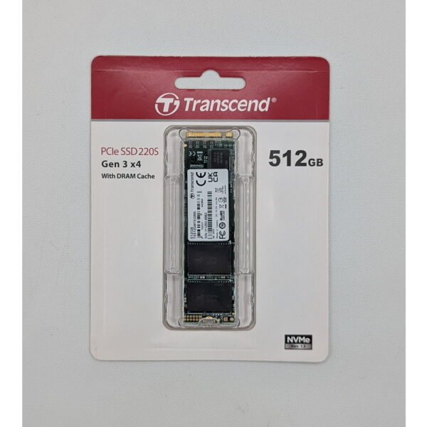 SSD диск TS512GMTE220S, Transcend, 512 Гб, PCIe, NVMe, M.2, 2280, Gen 3 x 4