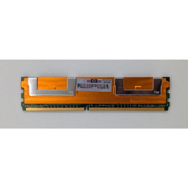 Модуль памяти HYMP564F72BP8D2-Y5, 398705-051, SK hynix, HP, DDR2, 512MB, 5300F, REG, ECC — изображение 2