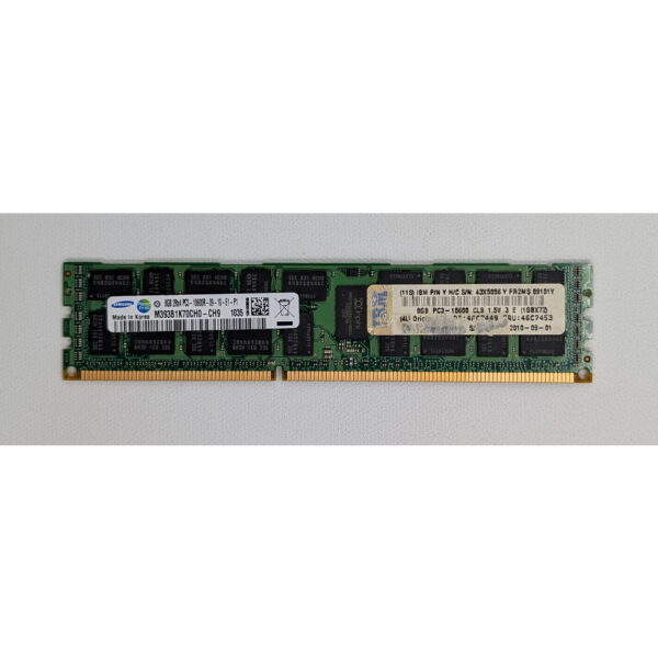 Модуль памяти M393B1K70CH0-CH9, 43X5056, 46C7453, Samsung, IBM, DDR3, 8Gb, 10600, REG, ECC